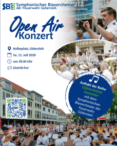 Open Air Konzert auf dem Kolbeplatz - gemeinsame Probe