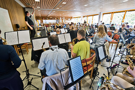 Probenwochenende für das Jubiläumskonzert