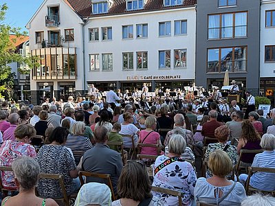Open-Air-Konzert auf dem Kolbeplatz