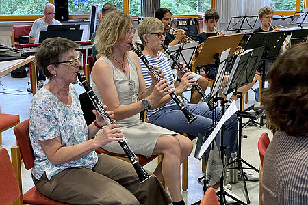 Open Air Konzert auf dem Kolbeplatz - gemeinsame Probe